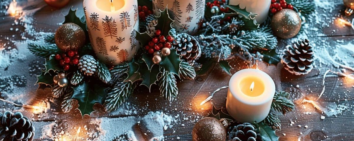 Centre de table Noël à faire soi-même : Idées DIY pour une déco festive
